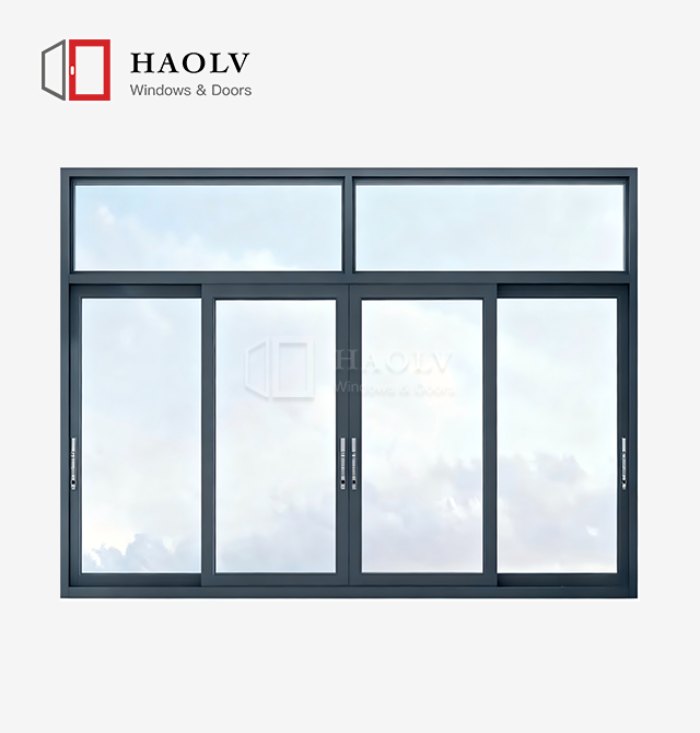3 track aluminium window